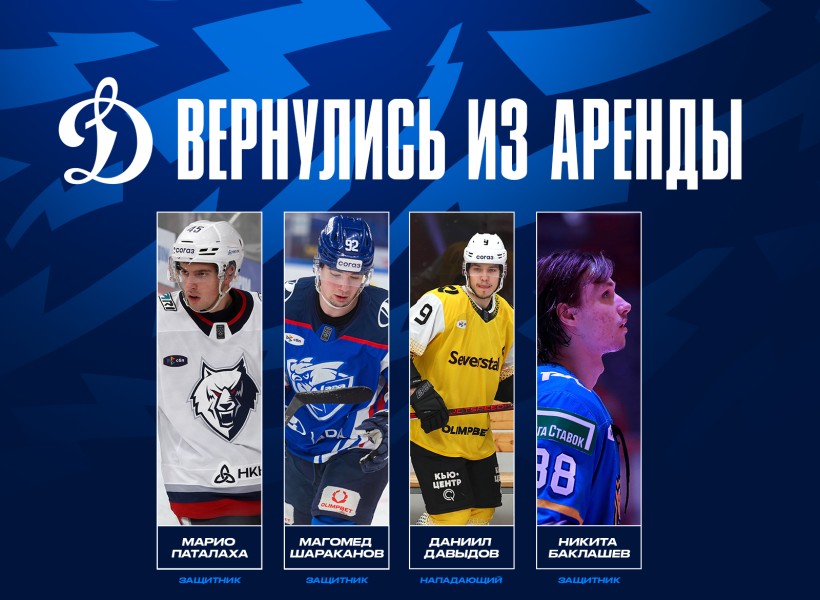 Четыре игрока бело-голубых вернулись из аренды