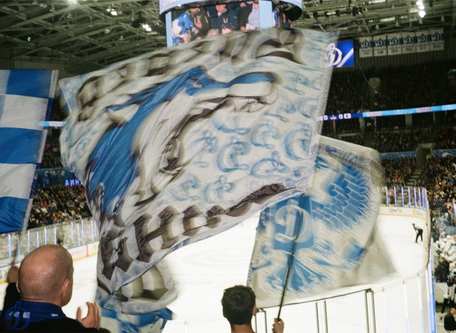 1/8 плей-офф Кубка Гагарина. «Динамо-Минск» — «Динамо» Москва в пленочных кадрах